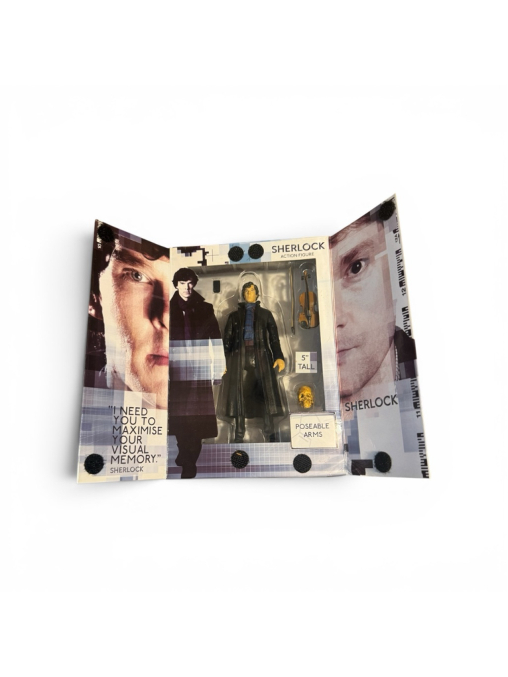 Sherlock 5" Action Figure NIB NEW Underground Toys Benedict Cumberbatch
